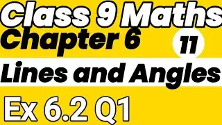 Class - 9th Ex - 6.2 Q1 Maths NCERT CBSE || Ncert Maths Class 9 || Cbse board || exercise 6.2