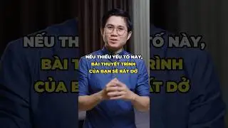 Nếu thiếu yếu tố này, bài thuyết trình của bạn sẽ rất dở 👇 #huynhduykhuong