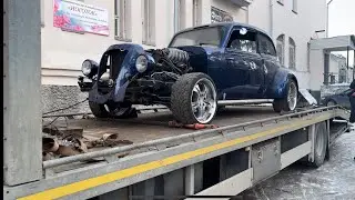 AUDI, МНОГО КОСЯКОВ, УСТАНАВЛИВАЮ РУЛЕВУЮ РЕЙКУ.