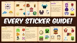 EVERY Sticker in Minecraft's 15 Year Journey Map!