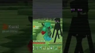 ENCARANDO O ENDERMAN! #minecraft #phonk #shorts