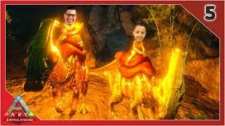 ARK MOBILE - A primeira vez do Théo na caverna do SUL, vamos sair vivos? | EuSouAndroid | 05