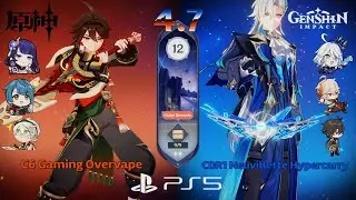 C6 Gaming Overvape & C0R1 Neuvillette Hypercarry - 4.7 Spiral Abyss (Perfect Run) | Genshin Impact