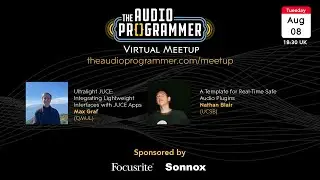 Audio Programmer Virtual Meetup - Aug 8 at 1830 UK