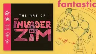 The Art of Invader Zim ✨ 4K ✨ Flip Through Artbook Nickelodeon