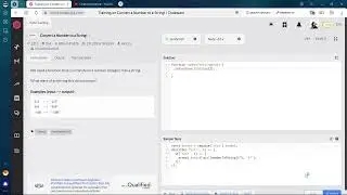 Codewars Convert a Number to a String 8 kyu JavaScript