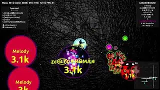 AGAR.IO - Destroying teams at party ( Trick Catch)