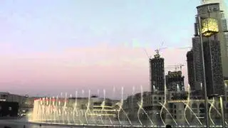 Dubai Burj Khalifa Fountain