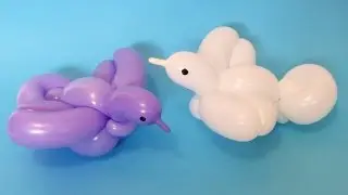 One balloon Pigeon - twisting tutorial (Subtitles)