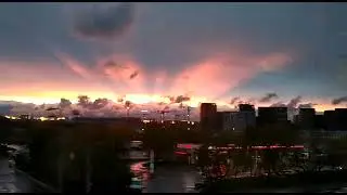 Самый крутой закат в Москве