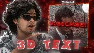 AMAZING 3D TEXT 😱🔥 Tutorial In Node Video (+Preset)