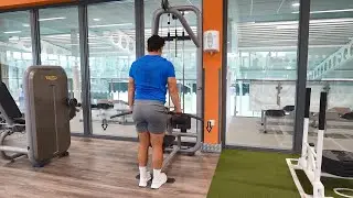 Triceps Press on Lat Pull Down Machine | Machine | Strength and Conditioning Exercises