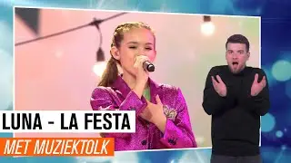 #32 LUNA - LA FESTA 🎉 [MET MUZIEKTOLK] | JUNIOR SONGFESTIVAL 2022 🇳🇱