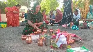 કાંઠાગોરની પૂજા ( ગોરમાનાં ગીત સાથે ) | પુરુષોત્તમ માસમાં કરવામાં આવતી કાંઠા ગોરની પૂજા