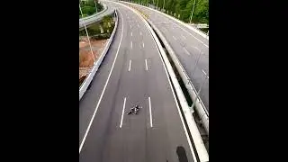 Skating on a Empty Highway.
