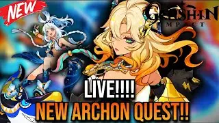 MORE Archon Quest To Do Rainbow Destined To Burn |🔴LIVE🔴|Genshin Impact