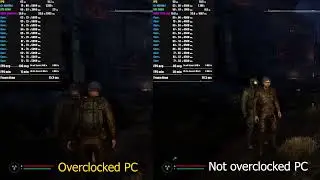 S.T.A.L.K.E.R. 2: RTX 3080 + i5-10600k + 32GB DDR4 (OC vs Stock)
