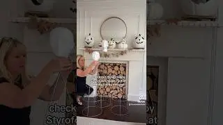 DIY Porch Ghosts