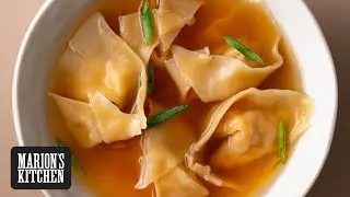How To Make Wonton Soup - Marion's Kitchen