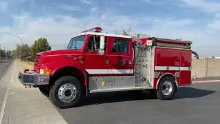 1997 International 4800 4x4 500/500/15 Type 3 Fire Truck for Sale