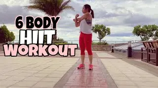 6 BODY WEIGHT HIIT WORKOUT AT HOME || NO EQUIPMENT NEEDED| by Lele Wu