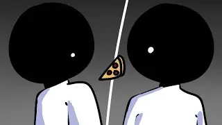 when there's only one pizza slice left.