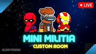 Mini Militia Live || Mini Militia Live Custom Room || MM Da2 Live
