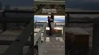 He proposed! #proposal #shorts #engaged