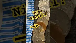 Ugly Nickel! What Is That!? #youtubeshorts #nickel #ugly #coin
