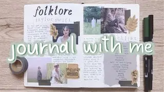 JOURNAL WITH ME | folklore album by taylor swift [cc]