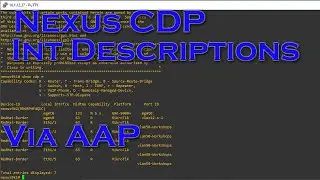 Set Cisco Nexus Interface Description From CDP Using Ansible AAP