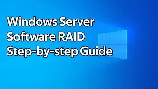 How to setup Software RAID on Windows Server using Disk Management