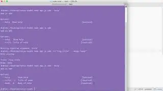 Node.js Developer Course: Requiring Arguments and Advanced Yargs