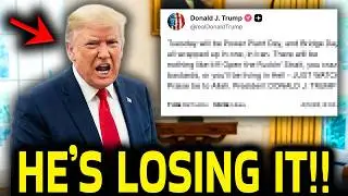 Trump MELTS DOWN In CRIMINAL Post... 25TH AMENDMENT!!