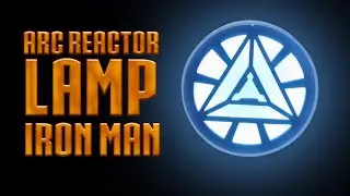 ARC Reactor Lamp Iron Man | Лампа в виде дугового реактора железного человека