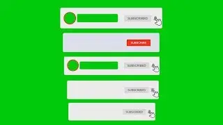 Top 5 | Subscribe Click Button Green Screen Animation