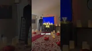He gave her a dream proposal ❤️