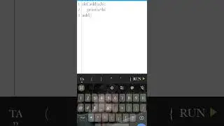 user define function add two number 