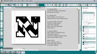 Chevron pattern template for Silhouette Studio