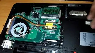 Разборка ноутбука Fujitsu A512 для проф работ