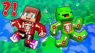JJ and Mikey Broke EVERY BONE in Minecraft - Maizen