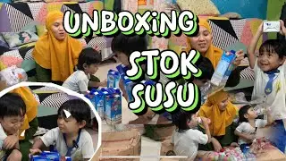 Unboxing stok susu