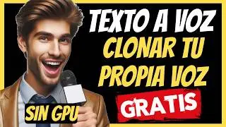 CLONE YOUR VOICE IN ANY LANGUAGE WITH AI. TEXTO TO SPEECH. FREE WITHOUT GPU