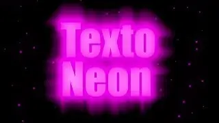 Video Aula Photoshop - Texto NEON