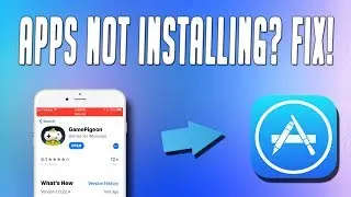 How To Fix Apps Not Installing On iOS 11, iOS 11 Fix!  Unable To Install Apps From AppStore Fix!!