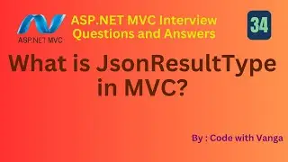 What is JsonResult in ASP.NET MVC? | Return JSON Data from Controller
