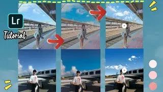 Tutorial edit foto ala selebgram (Lightroom+pixaloop) awan yang cerah ☀