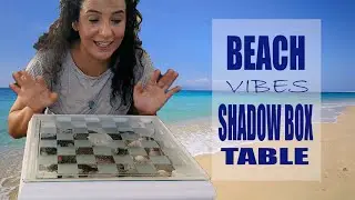 How I gave new life to an old table - DIY shadow box table