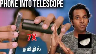 Attach a mini telescope to your Phone | தமிழ் | Learn photography in Tamil