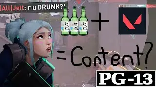 So I got DRUNK playing VALORANT... (big mistake)